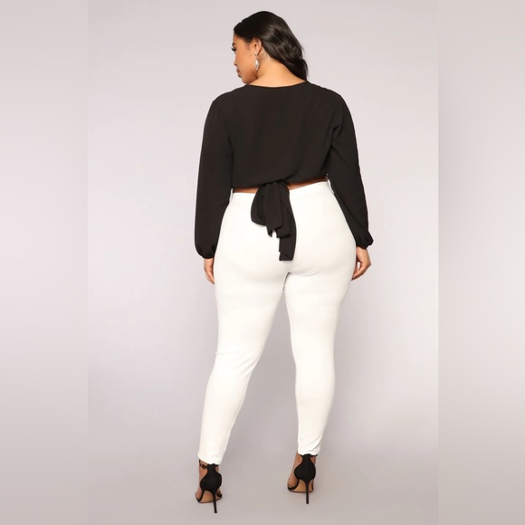 Fashion Nova Little White Lies Top - Picture 8 of 8